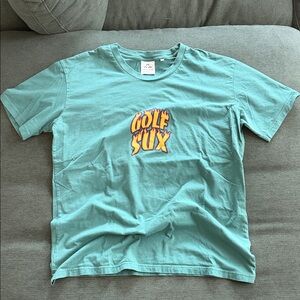 Birds of Condor 'GOLF SUX' Flame Logo Tee - Men’s Large